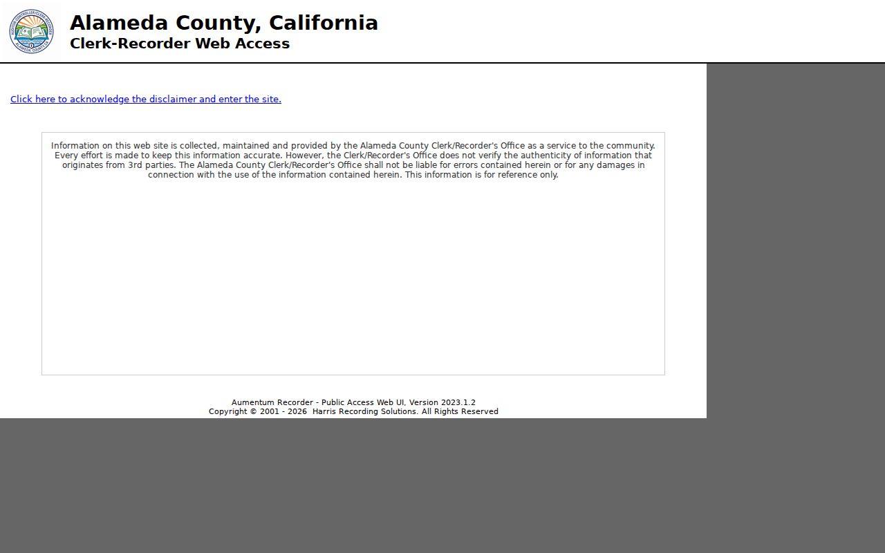 Dublin people search Alameda County official records portal